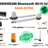 Terrier200 sada EXTRA - Bluetooth Wi-Fi IoT pohon dvoukřídlé brány do 5 m průjezdu